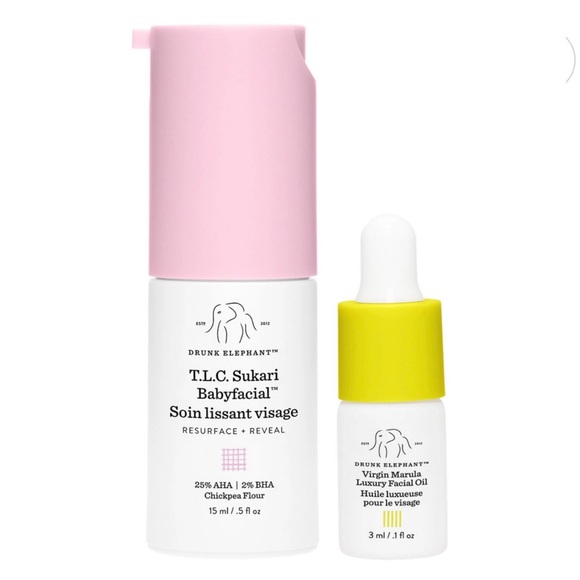 Drunk Elephant Other - Drunk Elephant T.L.C. Sukari Babyfacial AHA + BHA Mask